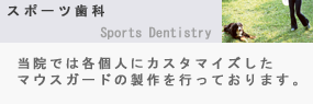スポーツ歯科